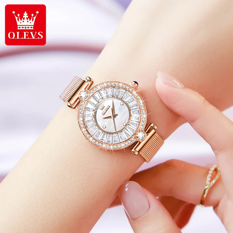 OLEVS Dial Diamond Encrustado